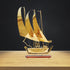 Brass Ship With Wooden Base Sheet 5.664kg